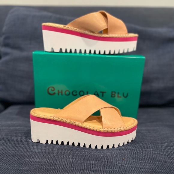 Chocolate Blu Madison Wedge - Picture 4 of 6